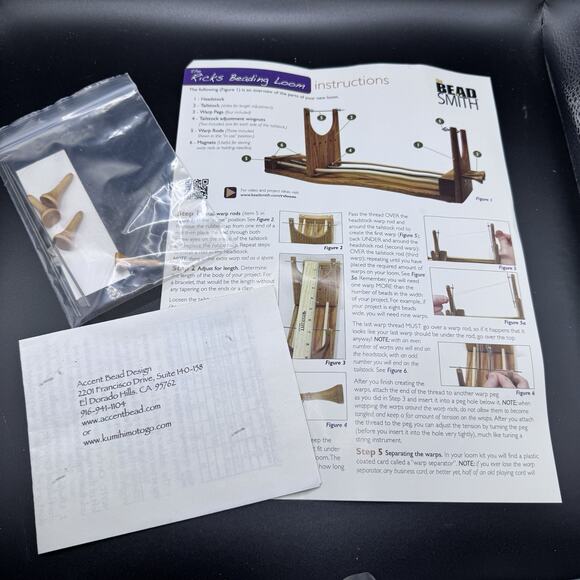 Beadsmith Ricks Beading Loom By Bead Smith New In Open Box - Picture 8 of 8